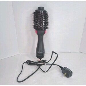 Revlon One-Step Volumizer Hair Dryer Brush RVDR5222 Oval Black Pink Styler Works